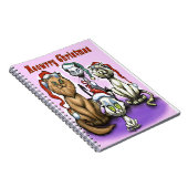 Meowrry Weihnachtskatzen Notizblock (Rechte Seite)