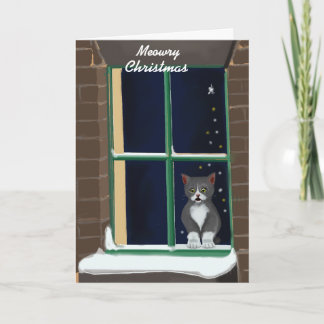 Meowry Christmas Feiertagskarte