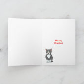 Meowry Christmas Feiertagskarte (Innenseite)