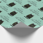Meowry Christmas Geschenkpapier (Ecke)