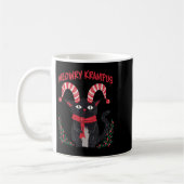 Meowry Krampus Funny Krampus Is Coming To Town Cat Kaffeetasse (Links)
