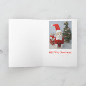MEOWry Weihnachten! Feiertagskarte (Innenseite)