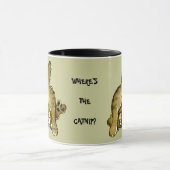 Meows es gehend? Cartoon-Katzen-Tasse Tasse (Zentrum)