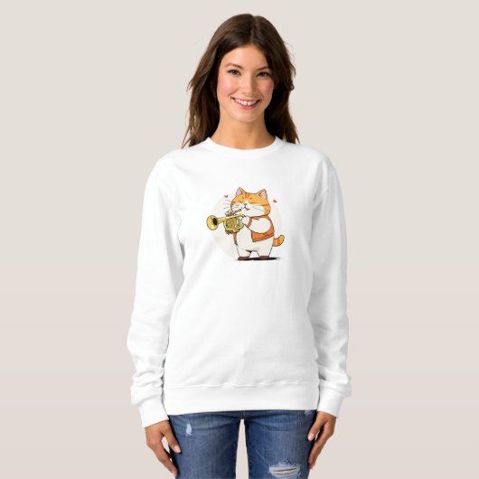 Meows und Melodies Sweatshirt (Vorne ganz)