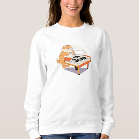 Meows und Melodies Sweatshirt (Vorderseite)