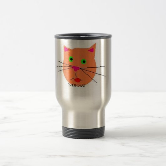 Meowschale der Katze Reisebecher (Mittel)
