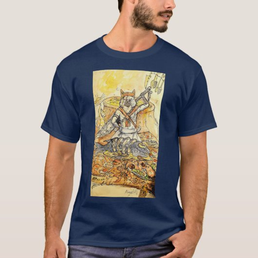 Meowscular monster hunter tshirt (Vorderseite)