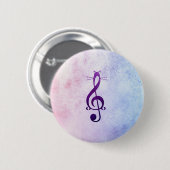 Meowsical buntes Button (Vorne & Hinten)