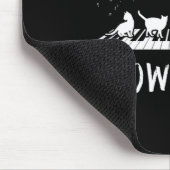 Meowsicians Music Cat Kitten Piano Pianist Geschen Mousepad (Ecke)