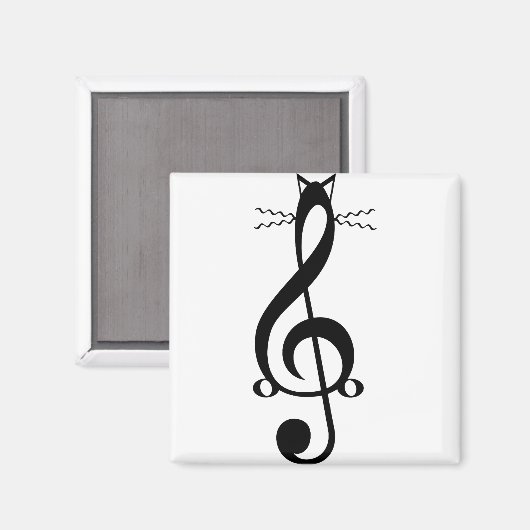 Meowsisch Magnet (Vorderseite/Rückseite)