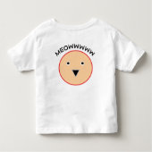 Meowsommar Kleinkind Fine Jersey T - Shirt (Rückseite)