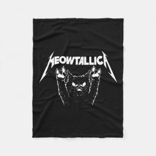 Meowtallica - Cat Lover Kitten Kitty Veterinarian Fleecedecke