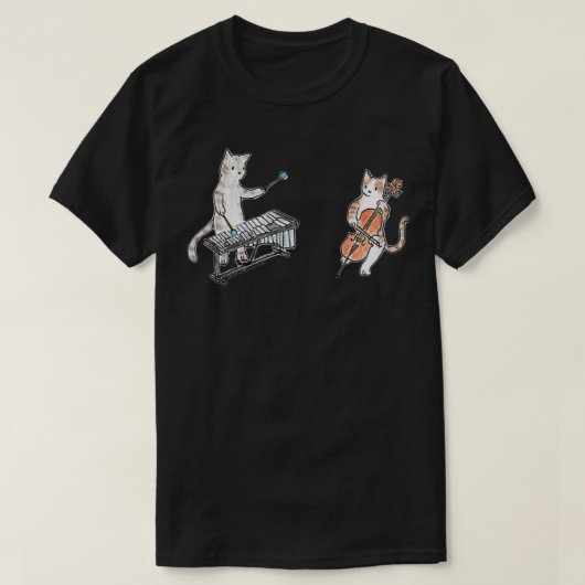 Meowtet Vibraphone amp Cello Duet T-Shirt (Design vorne)