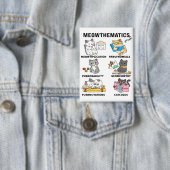 Meowthematics Funny Math Cat Puns For Math Lovers Button (Insitu)