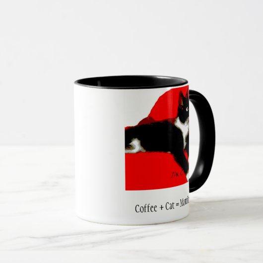 Meowu Sammlungs-Kaffee-Tasse (Jaspis) Tasse (VorderseiteRechts)