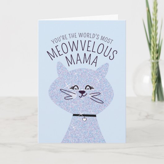 Meowvelous Mama Cat Karte (Vorderseite)