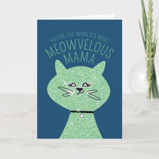 Meowvelous Mama Cat Karte (Vorderseite)