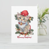 Meowwwwwwwy Weihnachten (Stehend Vorderseite)