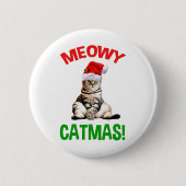 Meowy Catmas! Button (Vorderseite)