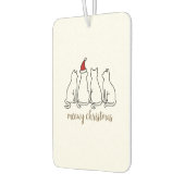 Meowy Catmas Cat Christmas Cute Kitten Cats Santa Autolufterfrischer (Links)