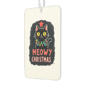 Meowy Catmas Cat Christmas Cute Kitten Cats Santa Autolufterfrischer (Links)