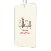 Meowy Catmas Cat Christmas Cute Kitten Cats Santa Autolufterfrischer (Links)