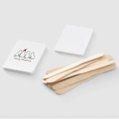 Meowy Catmas Cat Christmas Cute Kitten Cats Santa Fächer (Non-assembled)