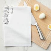 Meowy Catmas Cat Christmas Cute Kitten Cats Santa Geschirrtuch (Viertel Falte)