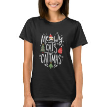 Meowy Catmas Cat Christmas Girls Boys Funny