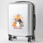 Meowy Catmas Cat Christmas Tree Xmas (1) Aufkleber (Koffer)