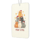 Meowy Catmas Cat Christmas Tree Xmas (1) Autolufterfrischer (Links)