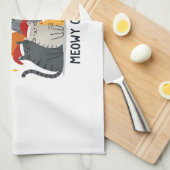 Meowy Catmas Cat Christmas Tree Xmas (4) Geschirrtuch (Viertel Falte)