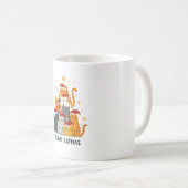 Meowy Catmas Cat Christmas Tree Xmas (4) Kaffeetasse (VorderseiteRechts)