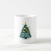 Meowy Catmas Cat Christmas Tree Xmas Funny Santa C Kaffeetasse (Mittel)