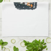 Meowy Catmas Cat Christmas Tree Xmas Girls Boys Fu Geschirrtuch (Gefaltet)