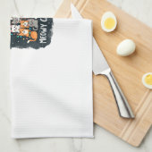 Meowy Catmas Cat Christmas Tree Xmas Girls Boys Fu Geschirrtuch (Viertel Falte)