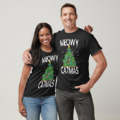 Meowy Catmas Funny Christmas Kat Tree Kinder Mädch T-Shirt (Unisex)