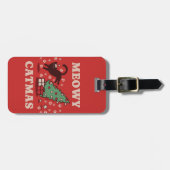 Meowy Catmas Gepäckanhänger (Vorderseite horizontal)