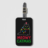 Meowy Catmas Gepäckanhänger (Vorderseite Vertikal)
