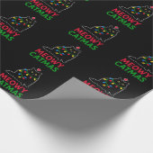 Meowy Catmas Geschenkpapier (Ecke)