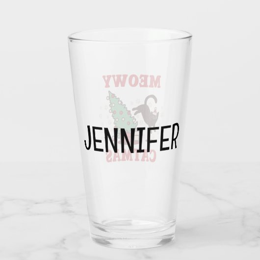 Meowy Catmas Glas (Rückseite)