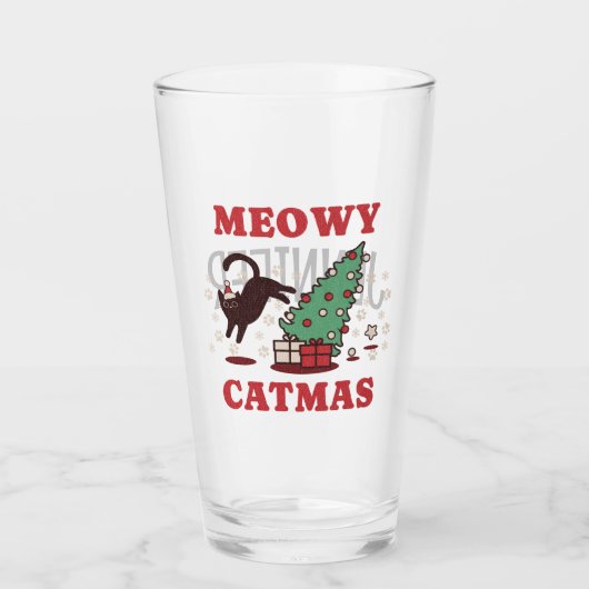 Meowy Catmas Glas (Vorderseite)