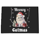 Meowy Catmas Große Geschenktüte (Vorderseite)