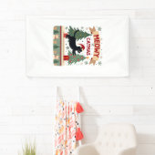 Meowy Catmas, hässlicher Weihnachtspullover, Katze Banner (Insitu)