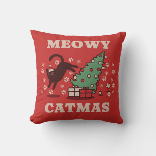 Meowy Catmas Kissen