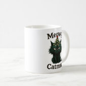 Meowy Catmas Moody cat Kaffeetasse (VorderseiteRechts)