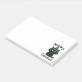 Meowy Catmas Moody cat Post-it Klebezettel (angewinkelt)