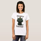 Meowy Catmas Moody cat T-Shirt (Vorne ganz)