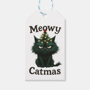 Meowy Catmas Moody Katze Geschenkanhänger