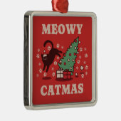 Meowy Catmas Ornament Aus Metall (Rechts)